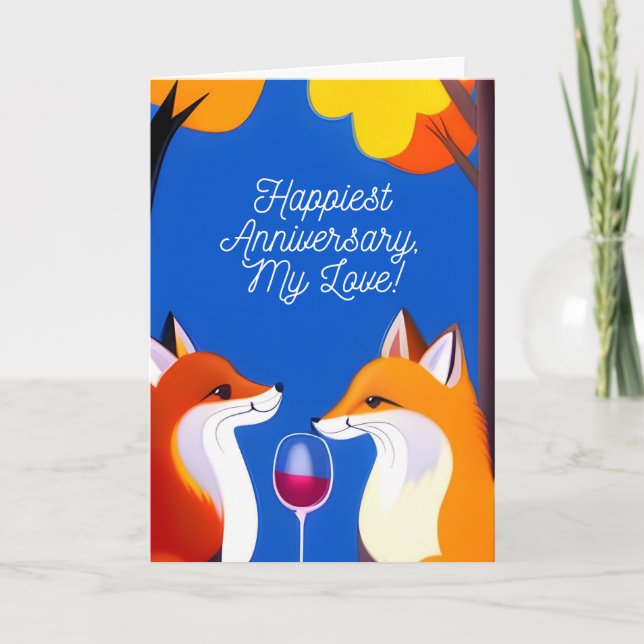 Joyeux Anniversaire, Mon Amour ! Carte de vœux (Devant)