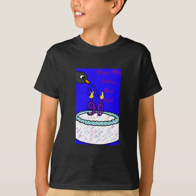Joyeux anniversaire, Monte ! Kid T-Shirt (Devant)