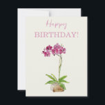 Joyeux Anniversaire Moth Orchard<br><div class="desc">Joyeux potager d'aquarelle</div>
