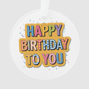 Joyeux Anniversaire Motif