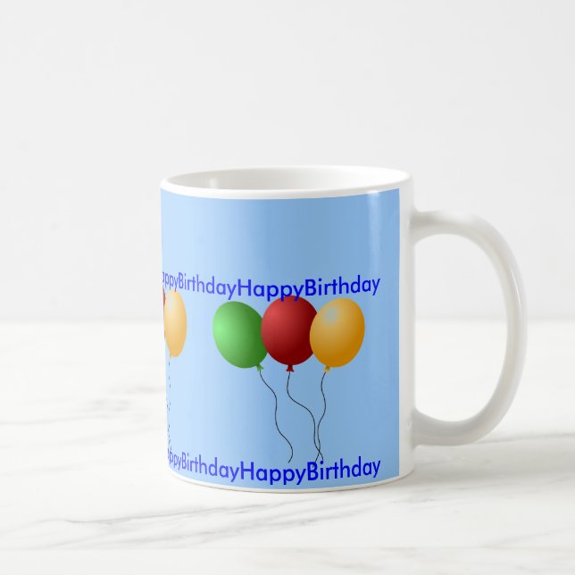 Joyeux Anniversaire Mug (Droite)