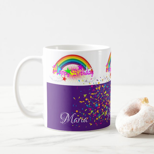 Joyeux Anniversaire Mug (Avec donut)