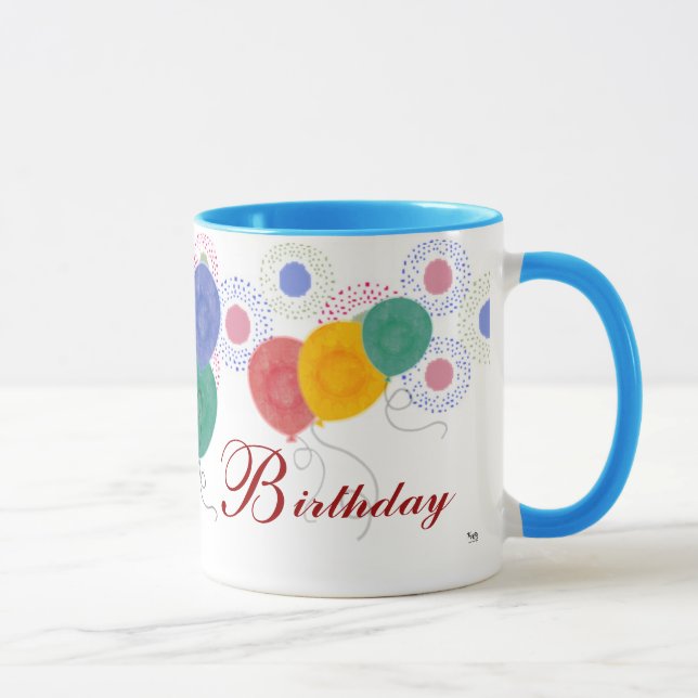 Joyeux Anniversaire Mug (Droite)