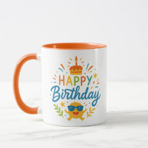 Joyeux Anniversaire Mug Combo Soleil Mignon