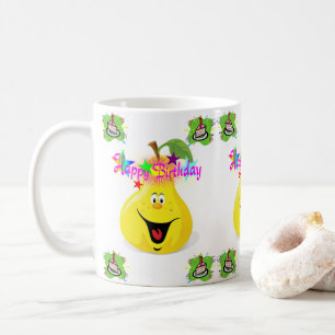 Joyeux Anniversaire Mug Pear