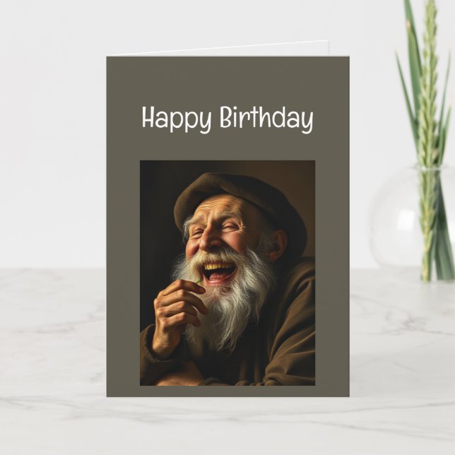 Joyeux anniversaire n'aime pas une carte de fantai (Devant)