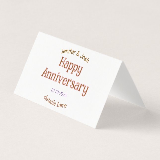 joyeux anniversaire nom détails rose doré tendance (Front)