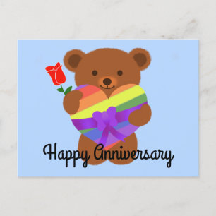 Joyeux Anniversaire Ourson Mignon #2 Carte Postale