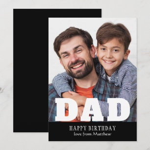 Joyeux anniversaire papa moderne photo personnalis