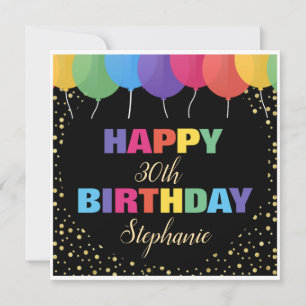 Joyeux Anniversaire Personnalisé Nom de l'année Ba