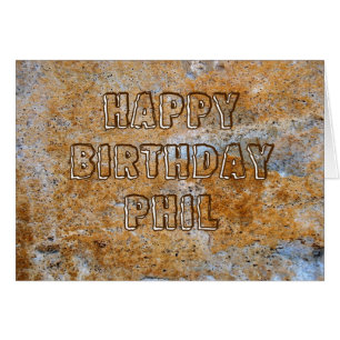Joyeux anniversaire Phil d'âge de pierre