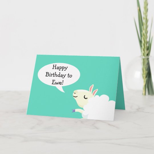 Joyeux Anniversaire Pour Nous Carte De Mouton Zazzle Fr