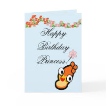 Joyeux Anniversaire Princesse Mignonne Carte Visag