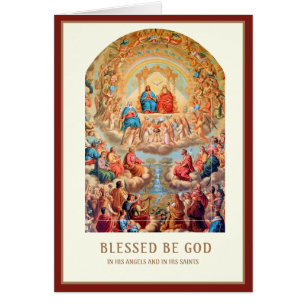 Joyeux anniversaire religieux à tous les saints au