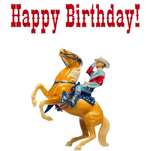 Joyeux anniversaire ! Rodeo Cowboy (Créateur téléchargé)