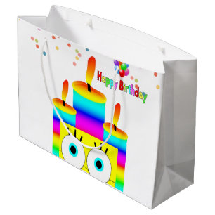 Joyeux Anniversaire Sac Cadeau Bougies