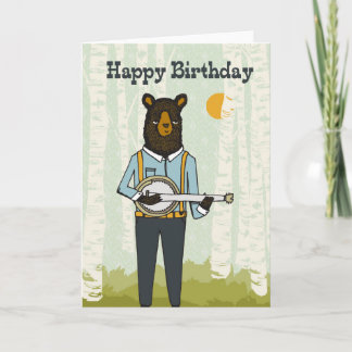 Joyeux anniversaire - soutenez jouer la carte