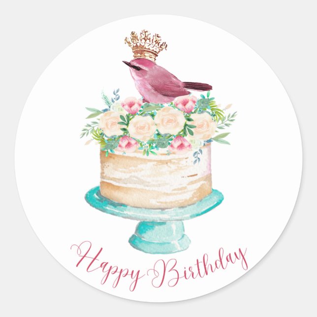 Joyeux anniversaire, Stickers Whimsical (Devant)