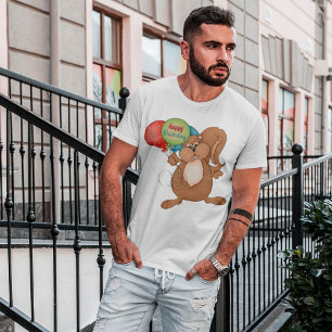Joyeux Anniversaire T-Shirt Squirrel Homme