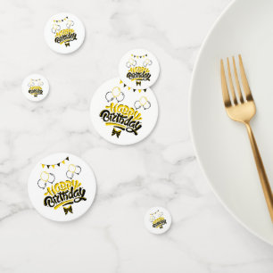 Joyeux Anniversaire table d'amusement Confetti