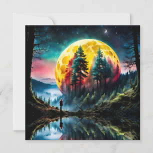 Joyeux anniversaire Terre de la Lune couchante
