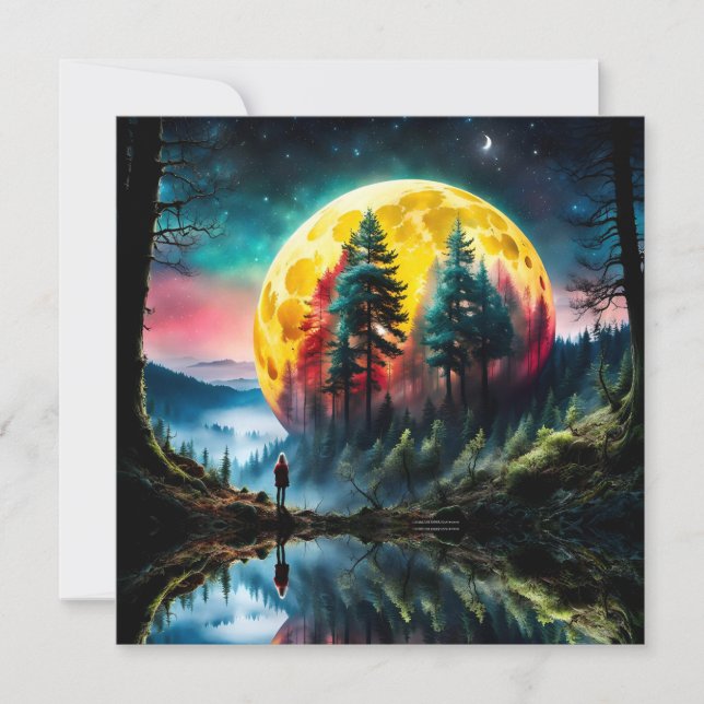Joyeux anniversaire Terre de la Lune couchante (Devant)