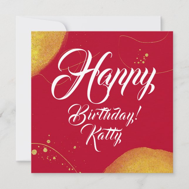 Joyeux anniversaire tout simplement minime carte o (Devant)