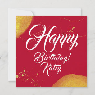 Joyeux anniversaire tout simplement minime carte o