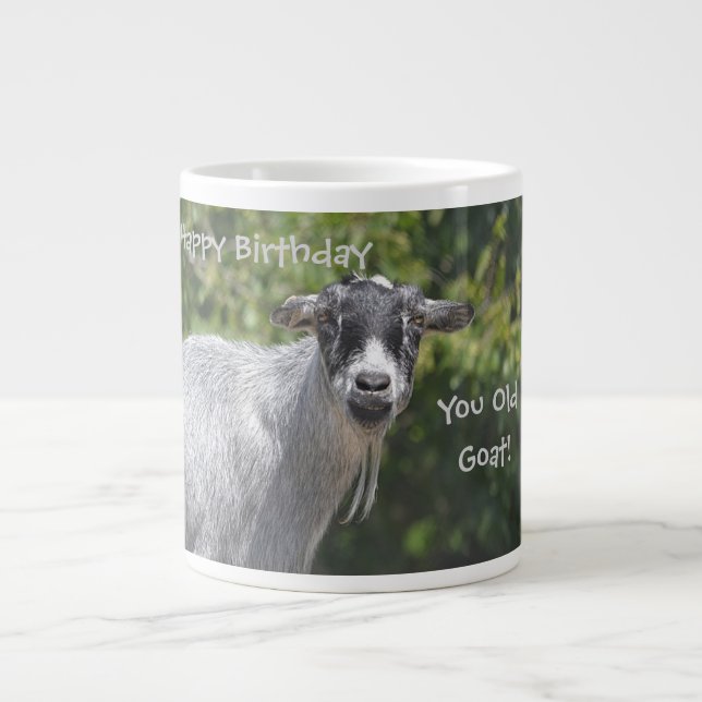 Joyeux Anniversaire Tu Vieux Chèvre Mug (Devant)