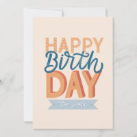 Joyeux anniversaire. Typographie moderne lettrage 