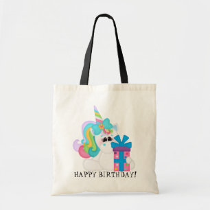 Joyeux anniversaire Unicorn enfants sac fourre-tou
