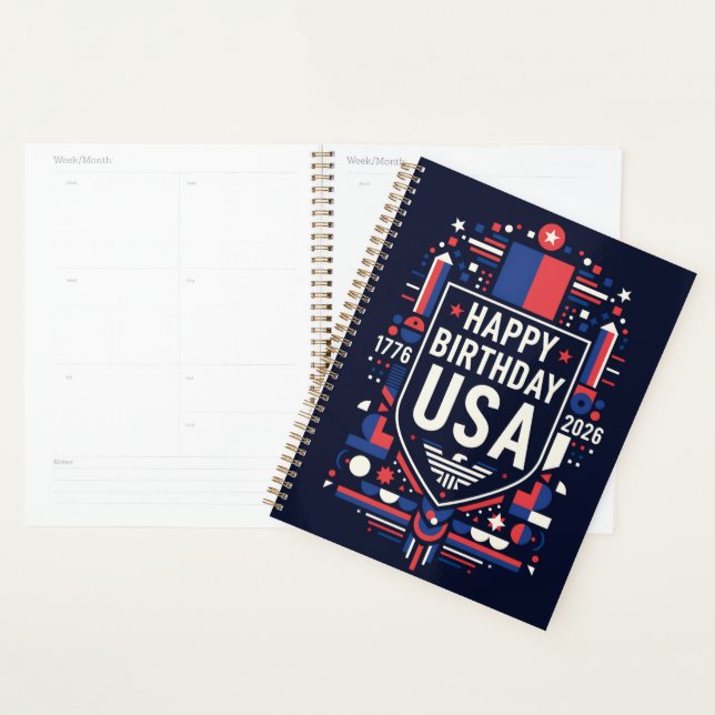 Joyeux anniversaire USA 250 (Devant avec enveloppe)