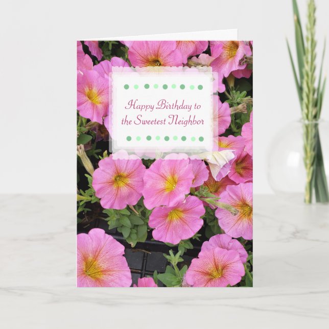 Joyeux Anniversaire Voisin Carte personnalisée Jol (Devant)