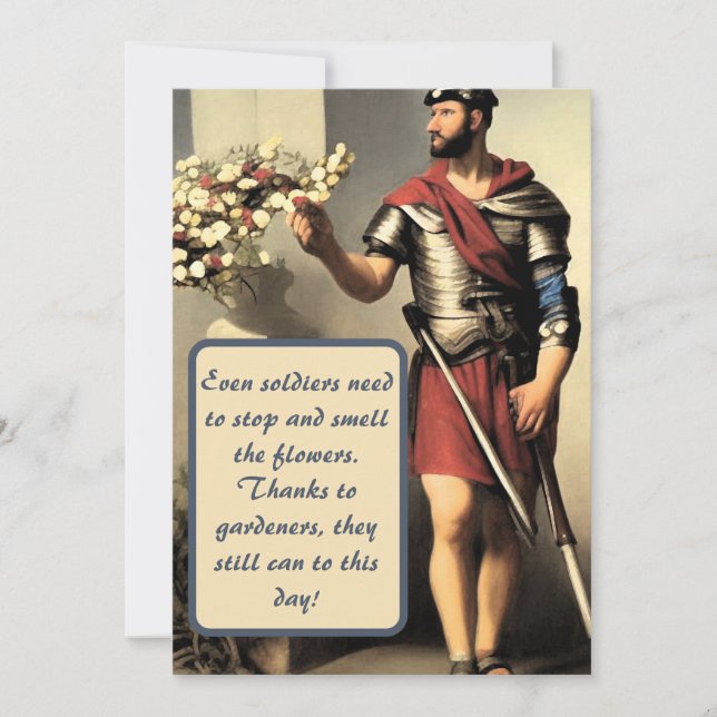 Joyeux anniversaire, vous grand jardinier ! Carte  (Devant)