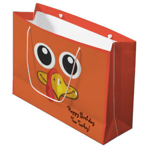 Joyeux Anniversaire Vous Turquie Grand sac cadeau