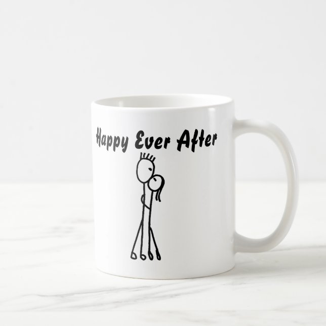 Joyeux Après, Mariage Cadeau Café Mug (Droite)