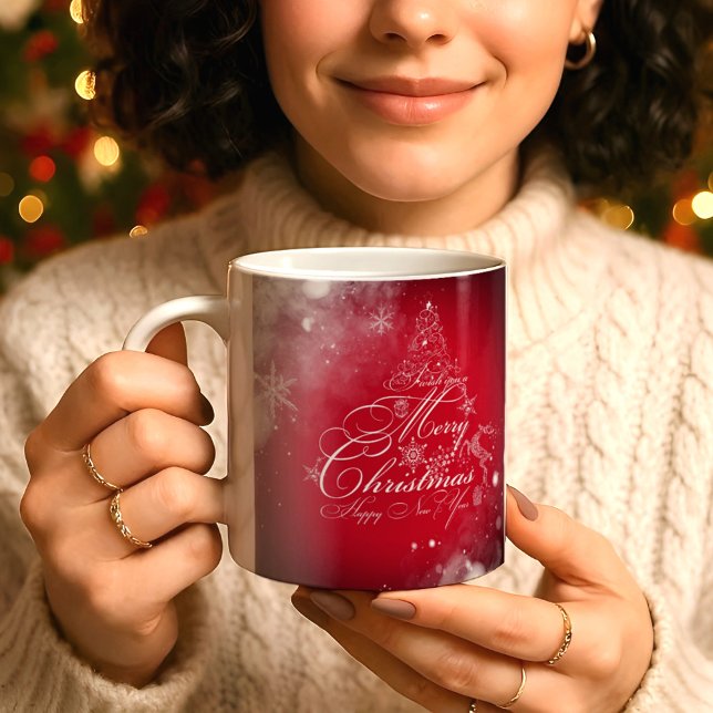 Joyeux arbre de Noël Ornements CAFÉ MUG (Créateur téléchargé)