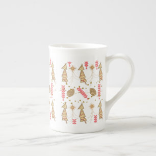 Joyeux Arbres d'or de Noël Chine Mug