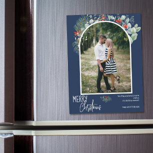 Joyeux Arc de Noël Photo Marine Bleu