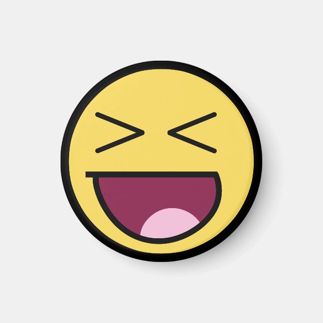 Joyeux Awesome Face Magnet (Devant)