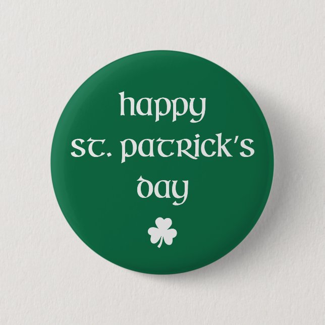 Joyeux badge de la Saint Patrick (Devant)