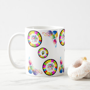 Joyeux Ballons de Mug Anniversaire