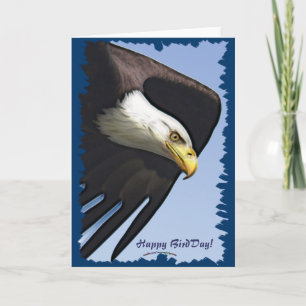Joyeux BirdDay Funny Bald Eagle carte d'anniversai