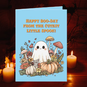 Joyeux Boo Day mignonne Ghost photo cartes Hallowe