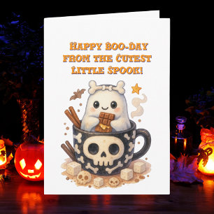 Joyeux Boo Day mignonne Ghost photo cartes Hallowe