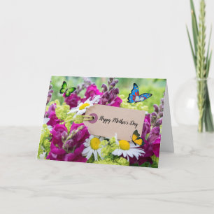 Joyeux Bouquet de la Fête des Mères Carte de voeux