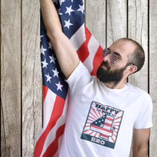 "Joyeux Bro du 4 juillet" T-shirt Patriotique Grun