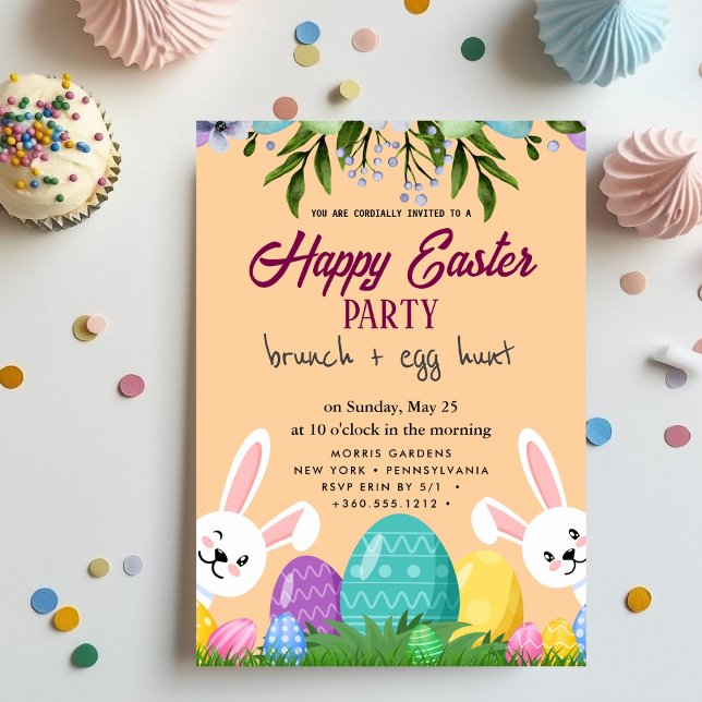 Joyeux Brunch de Pâques et invitation à la chasse  (Créateur téléchargé)