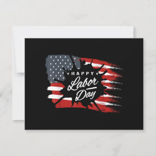 Joyeux cadeau de la fête du travail drapeau améric