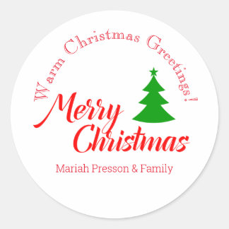 Joyeux cadeau de Noël Étiquettes